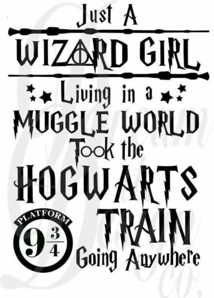 Наклейки Гарри Поттер чб