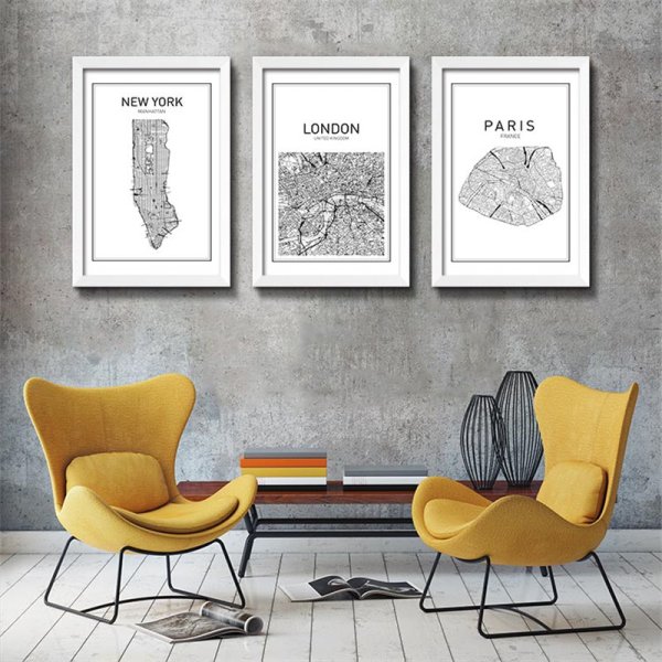 Постеры для офиса интерьера