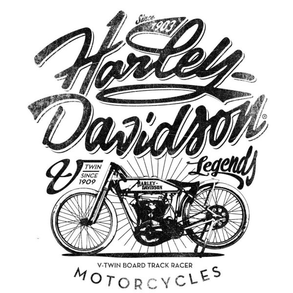 Логотип Харлей Дэвидсон ретро