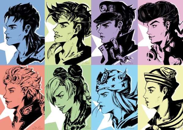 Аниме невероятные приключения Джоджо