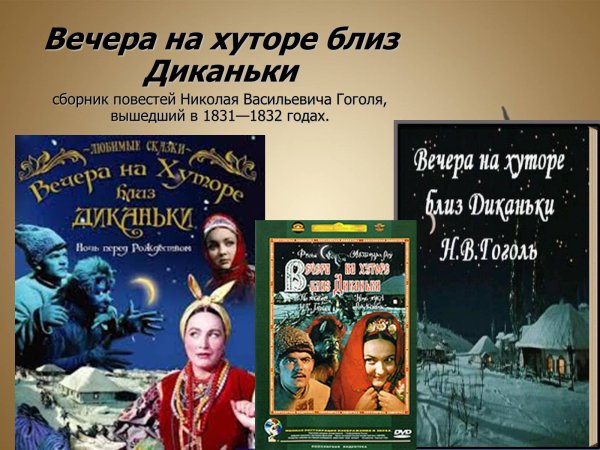 Георгий Милляр вечера на хуторе близ Диканьки