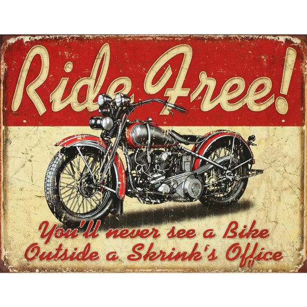 Постеры в стиле ретро мото