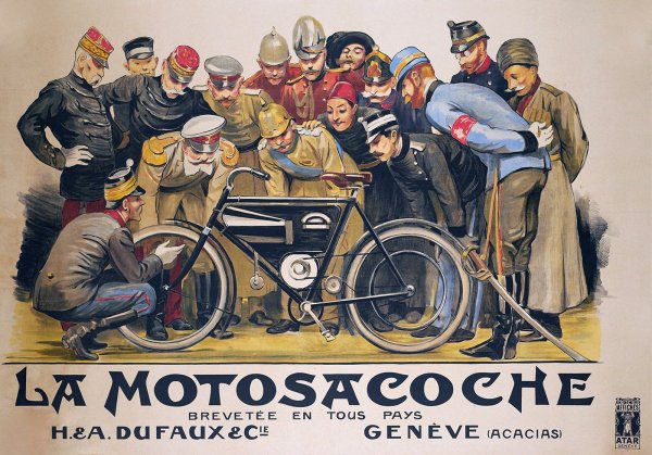 Husqvarna мотоциклы плакат