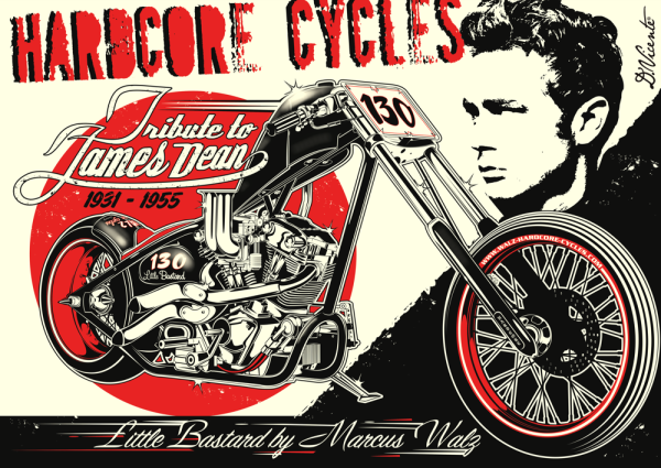 Плакат мотоцикл