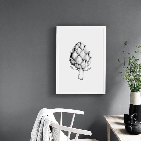 Постеры с артишоками в интерьере