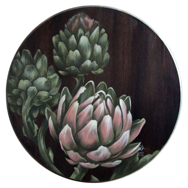 Постер ботаника артишок