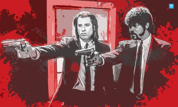 Квентин Тарантино Pulp Fiction poster