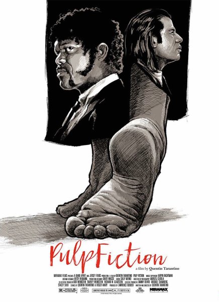 Pulp Fiction poster Original
