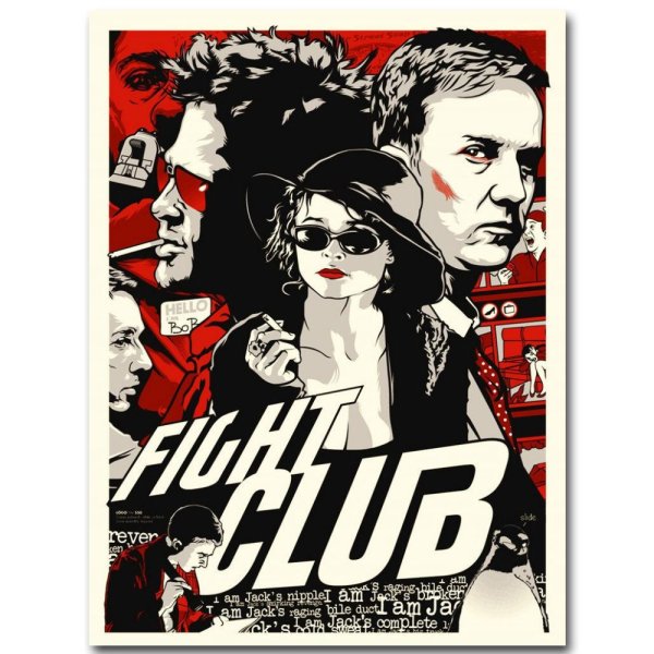 Плакаты Тайлера Дардена