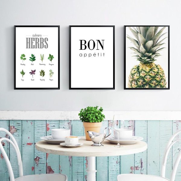 Постеры на кухню в скандинавском