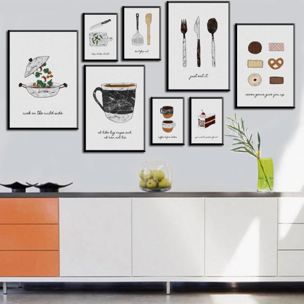 Постеры для кухни на стену