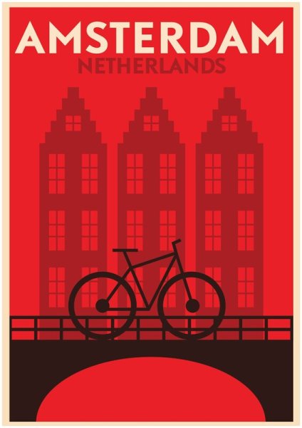 Постер my City Amsterdam