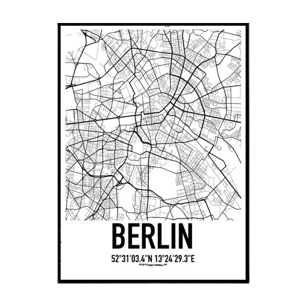 Карта Санкт-Петербурга Постер