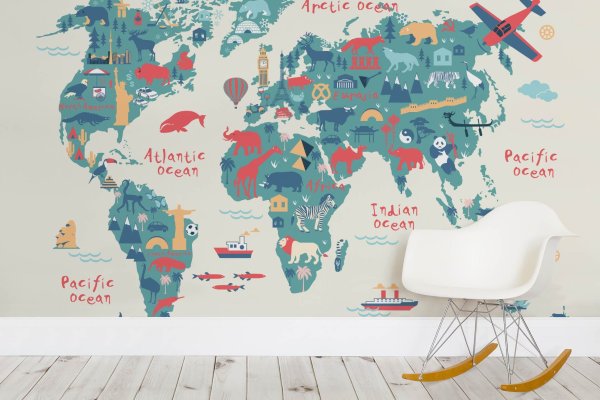 Постер карта города