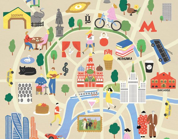 Юрий Гордон карта Москвы