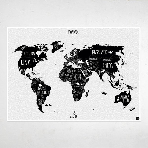 Карта Италии для детей