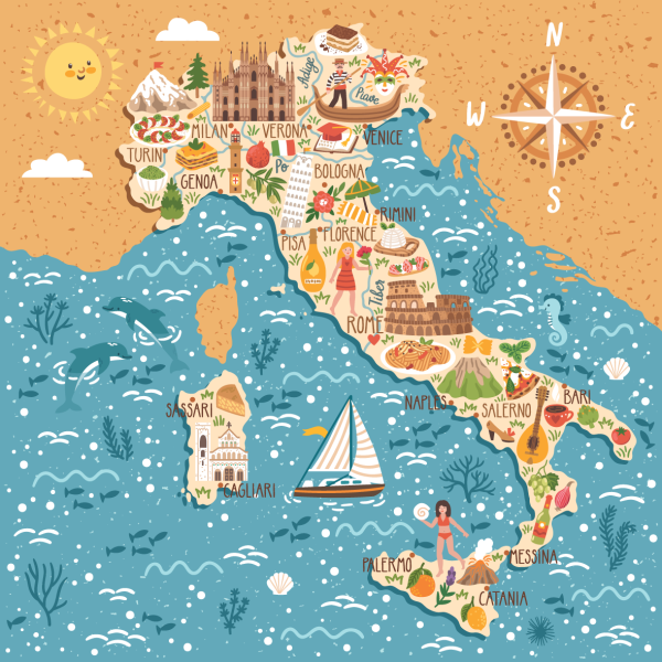 Карта Питера иллюстрация