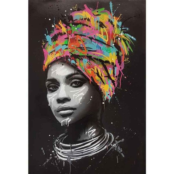 Портрет в африканском стиле