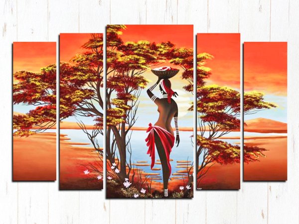 Модульные картины африканские мотивы