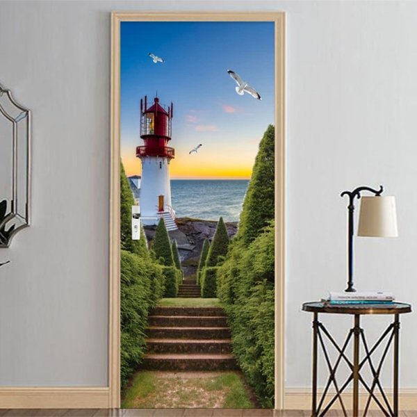 3д наклейки на дверь