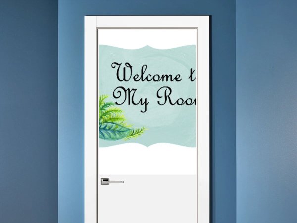 Наклейки на дверь входную