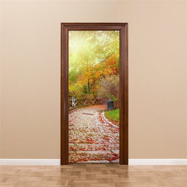 Фотообои на дверь самоклеющиеся