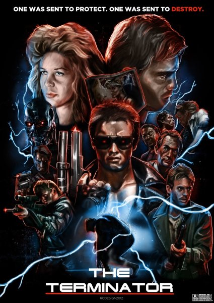 Терминатор 2 плакат