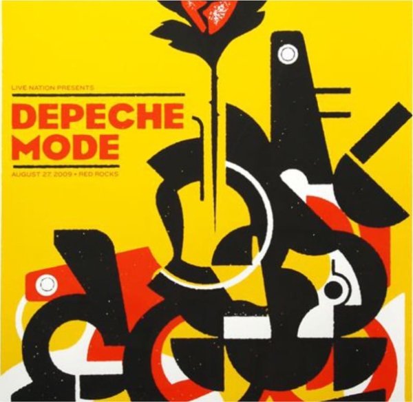Старые плакаты Depeche Mode