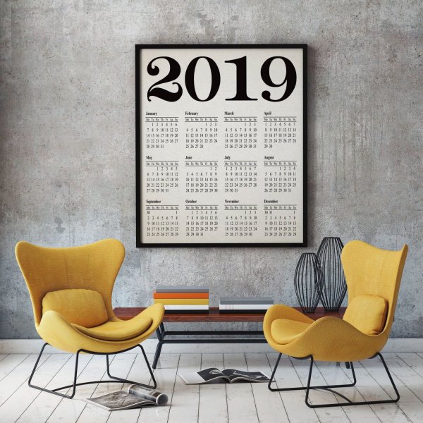 Календарь Постер дизайн