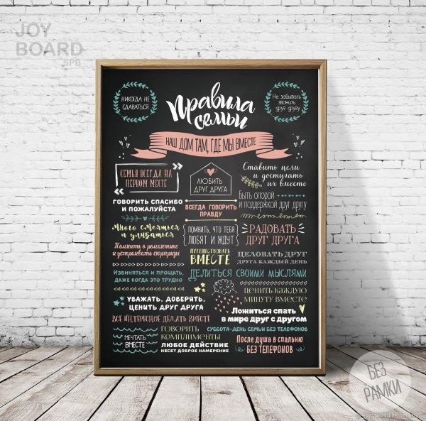 Правила семьи Постер