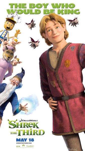 Шрек третий 2007 Постер