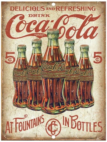 Coca Cola Винтаж ретро Постер