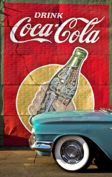 Рекламные плакаты в стиле ретро