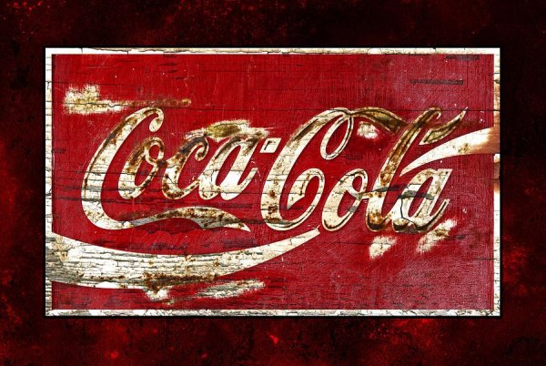 Винтажный плакат Кока кола