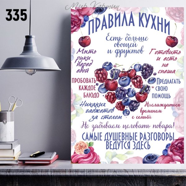 Плакаты на кухню