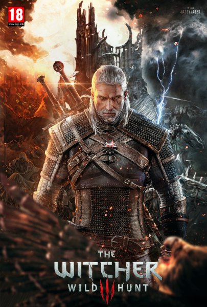 Постер а3 the Witcher