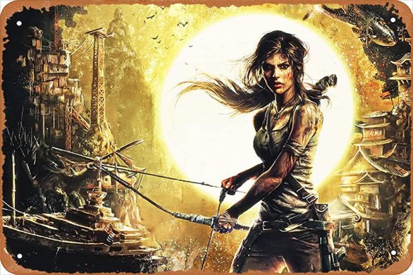 Tomb Raider игра 2013 Постер