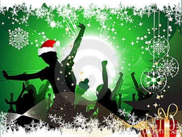 Новогодний Постер тусовки