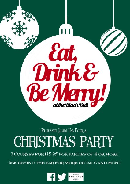 Новогодняя афиша красивая