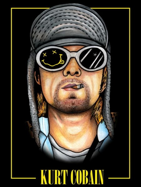 Плакат Курт Кобейн Нирвана