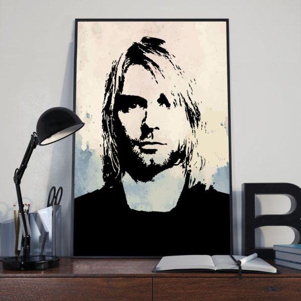 Нирвана Курт Кобейн постеры