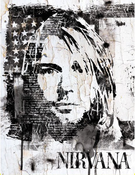 Курт Кобейн поп арт