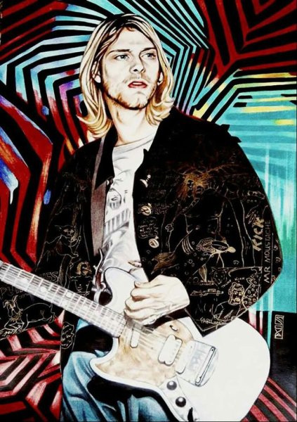 Плакат группы Нирвана