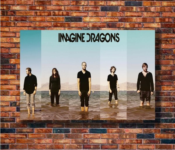 Группа imagine Dragons Постер
