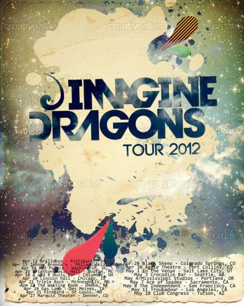 Imagine Dragons Night Visions обложка