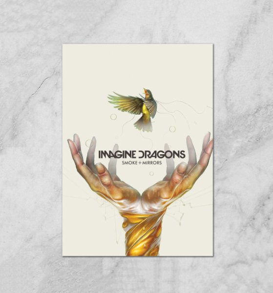 Группа imagine Dragons Постер