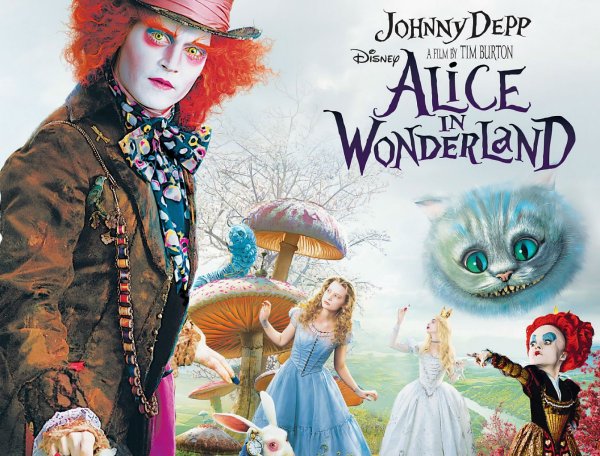 Алиса в стране чудес тим Бертон