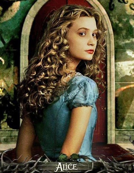 Алиса в стране чудес фильм 2010 Постер