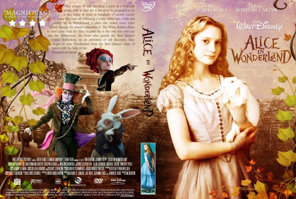 Алиса в стране чудес 2010 Постер