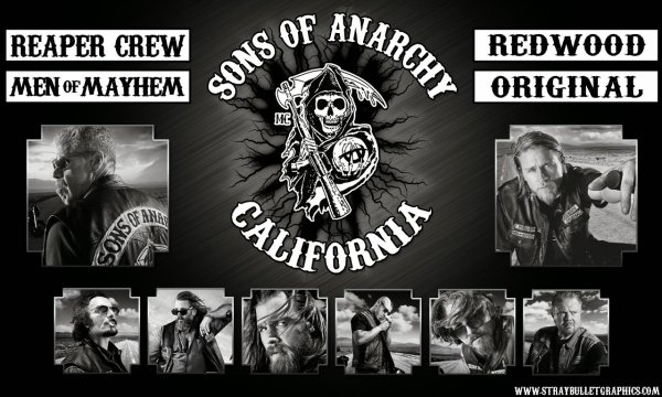 Sons of Anarchy обложка
